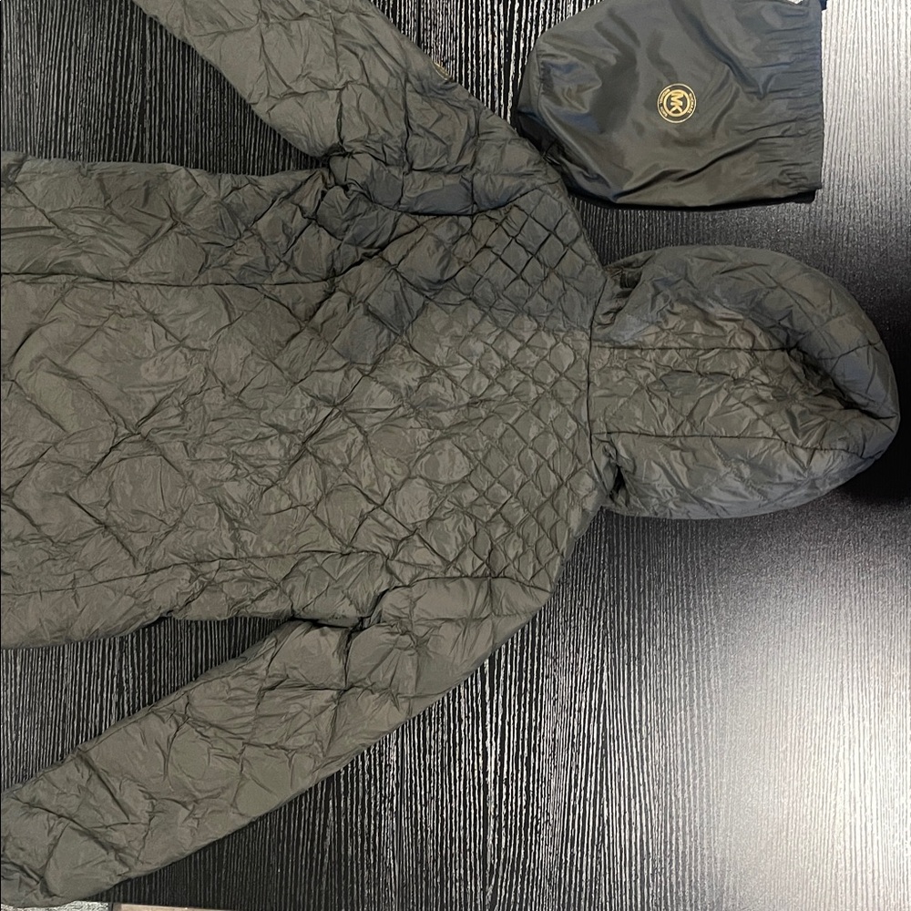 Michael Kors Quilted Jacket in Dark Green - Picture 3 of 4